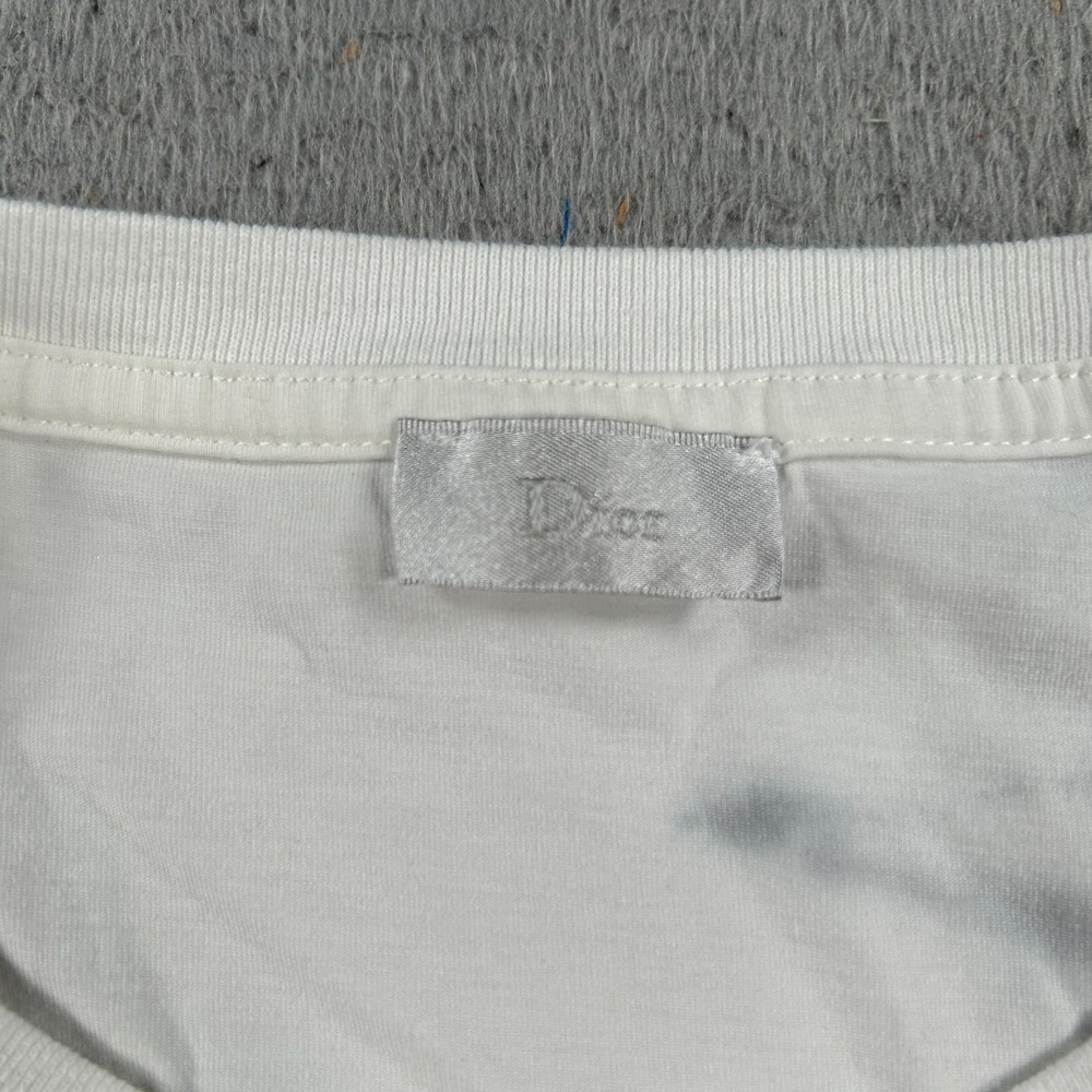 Dior White Short Sleeve Logo T-Shirt - Picture 6 of 12